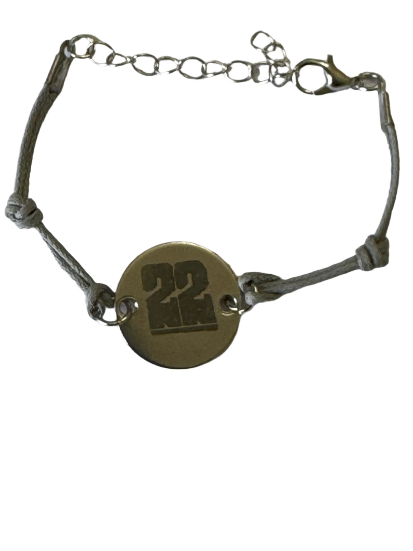 Clasp gray bracelet